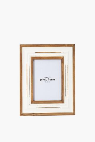 Two Tone Distressed Frame, 15x20cm