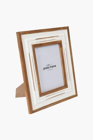 Two Tone Distressed Frame, 15x20cm