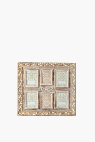 Carved Wooden Multi Frame