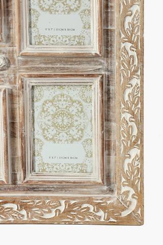 Carved Wooden Multi Frame