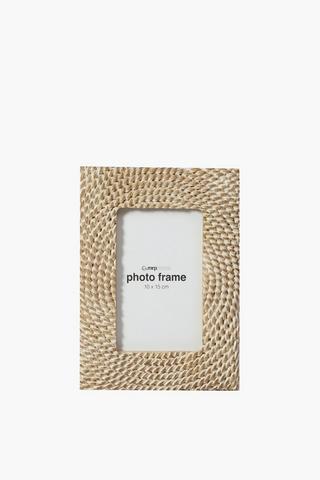 Woven Circle Frame, 10x15cm