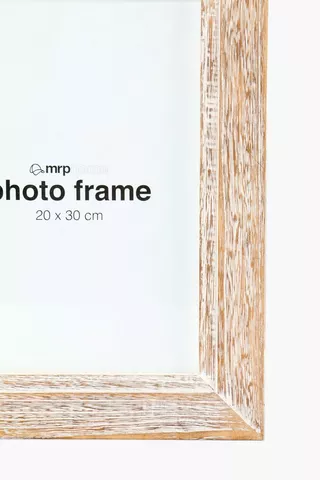 Washed Light Wood Frame, 20x30cm