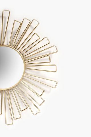 3 Metal Sunburst Mirror Pack