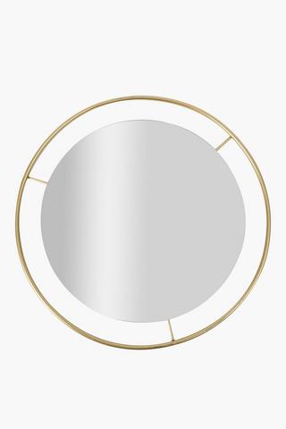 Geo Round Metal Mirror, 60cm