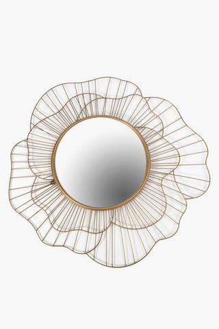 Flower Stencil Mirror