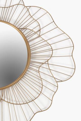Flower Stencil Mirror