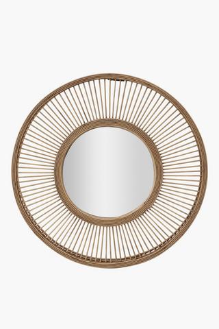 3d Bamboo Mirror, 60cm