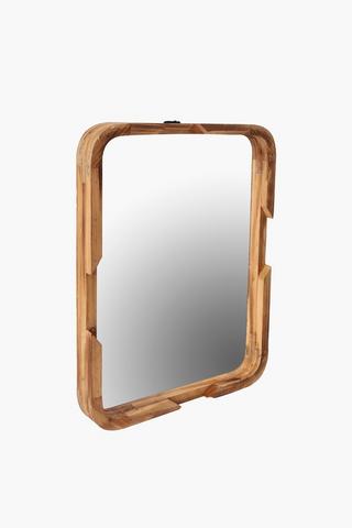 Cascade Mango Wood Mirror, 45x60cm