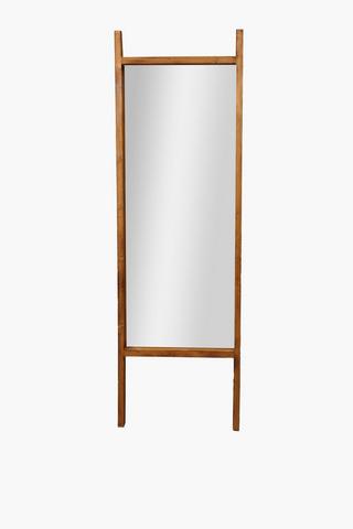 Leaning Mirror With Shelf, 50x160cm
