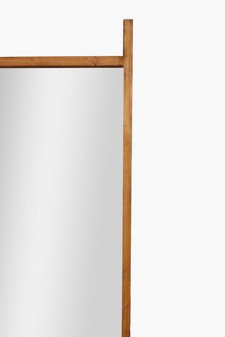 Leaning Mirror With Shelf, 50x160cm