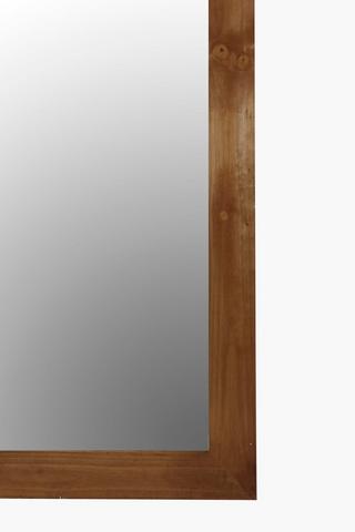 Wooden Midtone Mirror 140x60cm