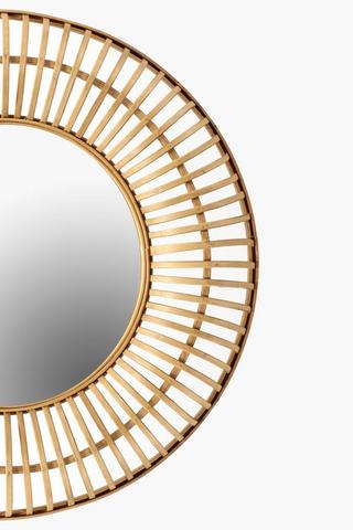 Dimensional Bamboo Mirror, 72cm