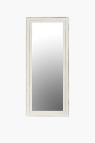 Distressed Wood Mirror, 140x60cm