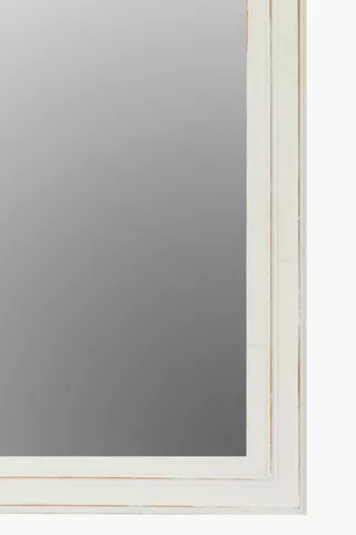 Distressed Wood Mirror, 140x60cm