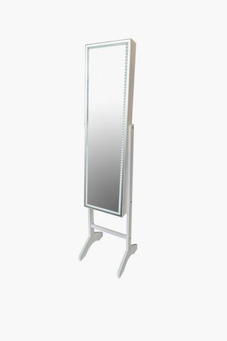 Standing Led Jewellery Cupboard, 1,5m
