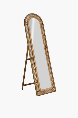 Dutch Woven Standing Mirror