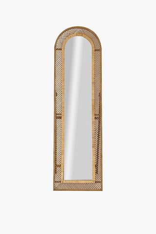 Dutch Woven Standing Mirror