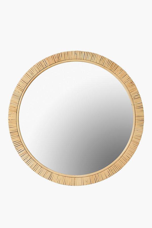 Rattan Round Mirror