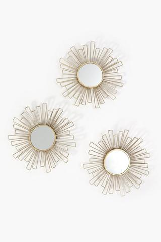 3 Pack Decor Mirror Set