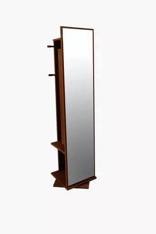 Standing Swivel Jewellery Mirror Cupboard