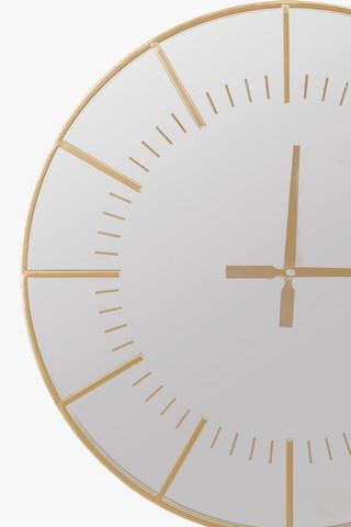 Classic Mirror Wall Clock, 60cm