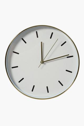 Urban Metallic Wall Clock