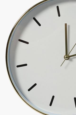 Urban Metallic Wall Clock