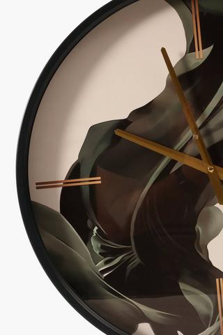 Wave Metal Clock