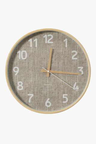 Textured Plastic Clock