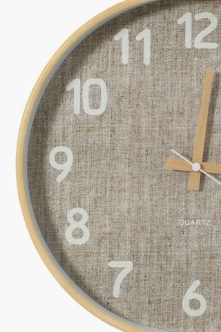 Textured Plastic Clock