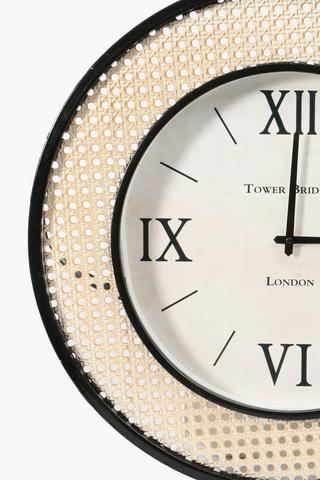 Metal Woven Clock