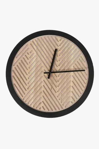 Urban Geo Wooden Clock