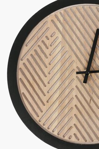 Urban Geo Wooden Clock