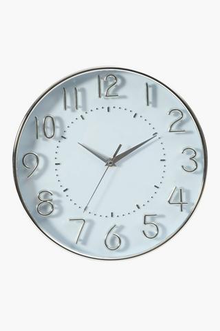 Metallic Wall Clock