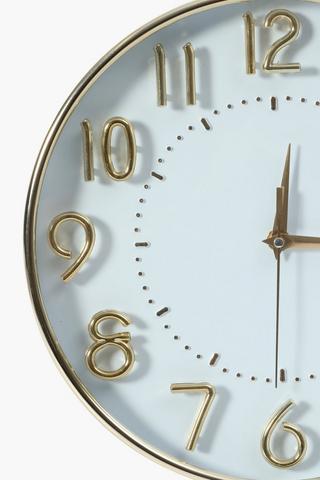 Metallic Wall Clock