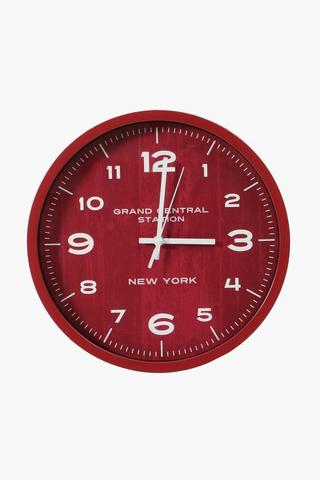 New York Station Clock 30cm