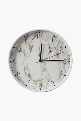 Plastic Marble Wall Clock