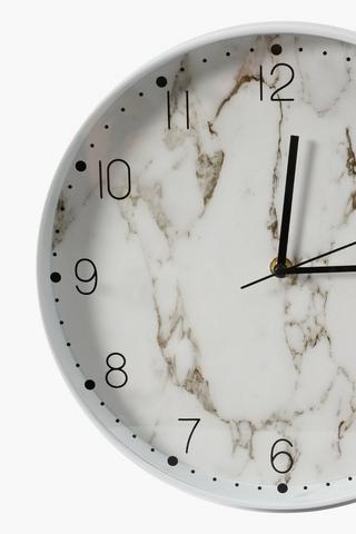 Plastic Marble Wall Clock