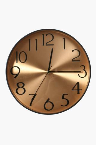 Metal Chrome Clock
