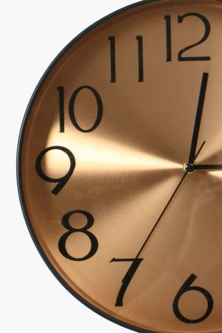 Metal Chrome Clock