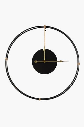 Minialist Iron Wall Clock