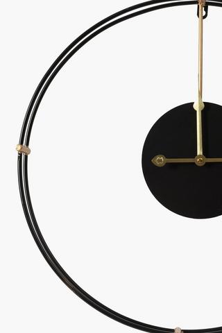 Minialist Iron Wall Clock