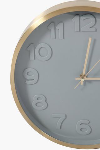 Metallic Wall Clock