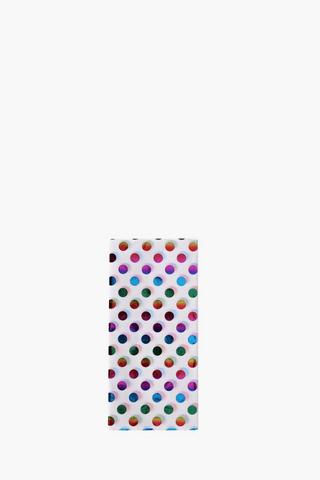 Rainbow Polka Dot Tissue Paper