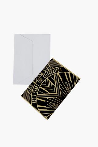Art Deco Gift Card A6
