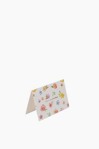 Cherry Floral Gift Card Mini