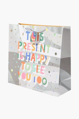 Script Gift Bag Large
