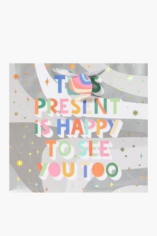 Script Gift Bag Large