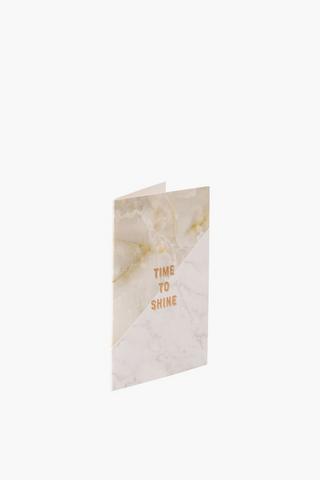Marble Gift Card A6