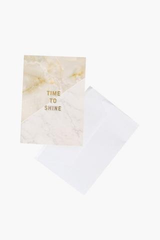 Marble Gift Card A6